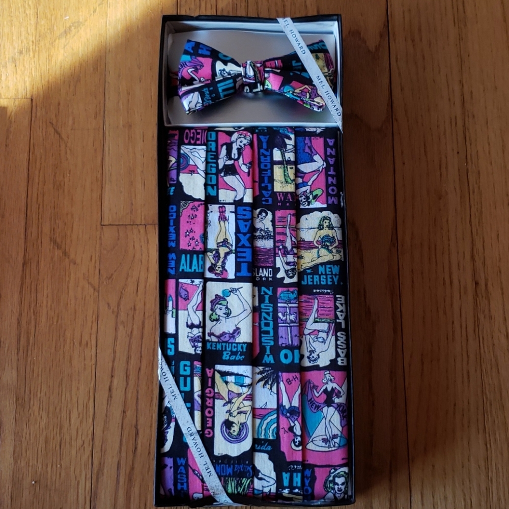 Bow Tie Cummerbund Set Mel Howard Tuxedo